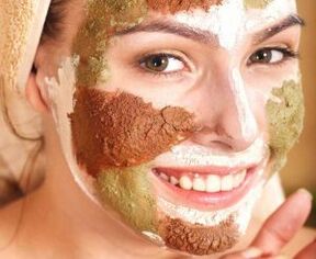 Lifting mask for facial skin rejuvenation at home