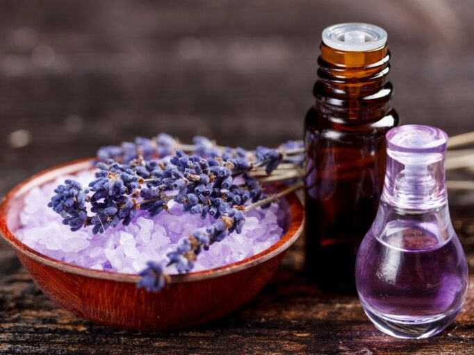 Lavender oil, which stimulates the body's production of antioxidants